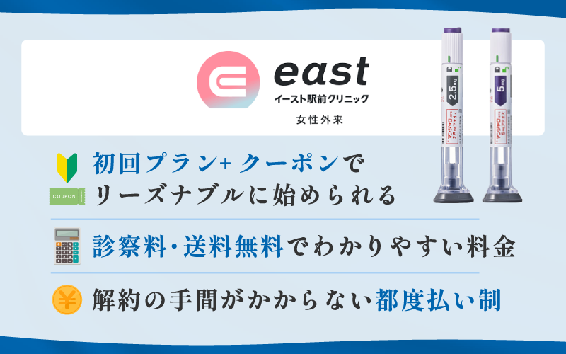 札幌 マンジャロ おすすめ イースト駅前クリニック